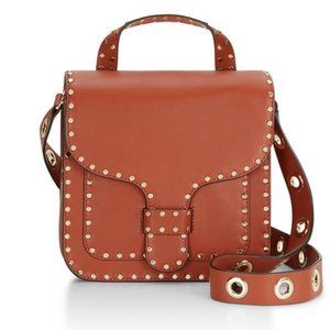 Rebecca Minkoff Tan Crossbody Bag with Gold Accents